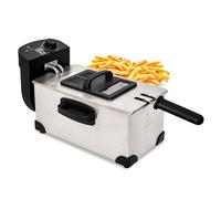 Friteuse Dolce Casa DC-FR-3L-INOX Capacité de 3L, 2000W, Thermostat Réglable (120-190°C), Facile à Nettoyer