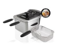 Friteuse domestique petite friteuse électrique commerciale frite chaîne frites beignets mini Facile à nettoyer