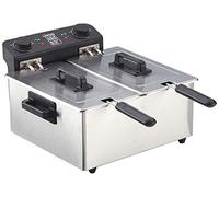 Friteuse semi-professionnelle LIVOO Huile double 2x3 L DOC217