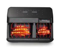 Hisense HAF2900D friteuse Double 8,6 L Autonome 1700 W Friteuse d’air chaud Noir