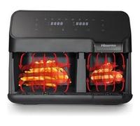 friteuse Double Autonome Hisense HAF2900D 1700 W Noir Noir G