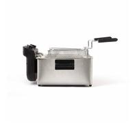 Livoo - Friteuse double 2 x 3L DOC217 - 16kg de frite, 3300W, 2 thermostat, jusqu'à 190°C