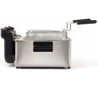 Friteuse double LIVOO DOC217 - 2 x 3 L - Inox 3300W - Noir + Gris
