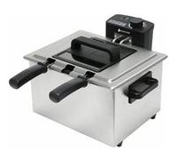 Friteuse double panier Blackpear BFR 801 - Inox - 2000W - Capacité 5L - électrique