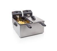 Friteuse double Tristar FR-6937 - Contenance 2 x 3L - Thermostat double - Zone froide