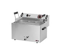 Friteuse électrique 0,56 kW/l, 16 l TOP avec robinet de vidange 400 V FE 30 T Redfox