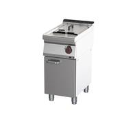 Friteuse électrique 0,8 kW/l, 17 l avec soubassement 400 V FE 70/40 E Redfox
