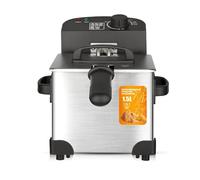 Friteuse Électrique 1,5 L For Usage Domestique Et Commercial - Parfaite For Les Frites, Le Poulet Et Les Beignets - Friteuse À Huile Compacte Avec Contrôle De La Température