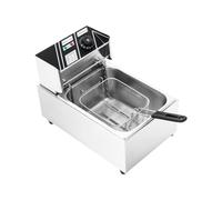 Friteuse Électrique 6L 2500W, Friture De Table Monocylindre Chauffage Rapide