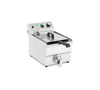 Friteuse électrique 9 litres 3 000 watts robinet de vidange zone froide professionnelle acier inoxydable 14_0003988
