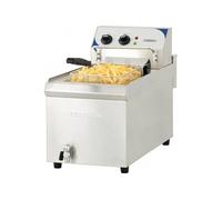 Friteuse electrique avec vanne de vidange 10 litres haut rendement