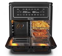 Breville Friteuse sans huile Flexi Halo VDF130X - Four numérique 11 L 2400 W Noir