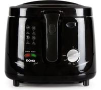 Friteuse électrique classique - DOMO DO461FR - 2.5L - Noir - Thermostat réglable - Cool Touch
