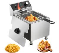 Friteuse électrique commerciale 3100W 9L acier inoxydable - Friteuse haute performance à 200°C - Qualité supérieure pour la restauration et l'artisanat