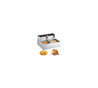 VEVOR Friteuse électrique commerciale 12 L – 5000 W, 2 cuves inox