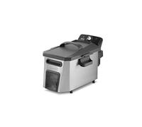 friteuse électrique de 1kg avec thermostat ajustable 3200W gris noir
