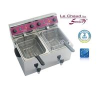 Friteuse électrique de table 2 x 8 Litres