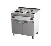 Friteuse électrique double 0,8 kW/l, 17+17 l avec soubassement 400 V FE 70/80 E Redfox