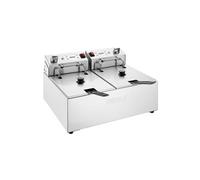 Friteuse Electrique Double avec Minuterie 2 x 5 Litres