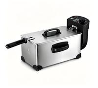 Friteuse électrique en acier inoxydable, Machine à chips de pomme de terre 110V 1500W, friteuse domestique 3L