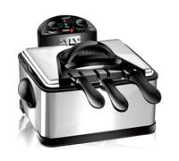 Friteuse Electrique FAGOR FG124 - Electrique - 4L - 2000W - 1,8 Kg de frites - 3 Paniers - Filtre carbone anti odeurs - Corps en inox