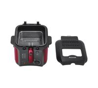 Friteuse électrique - - Fri25r - Cuve Fixe - 2,5 L D'huile + 1kg De Frites - Hublot De Contrôle - Rouge / Noir Brandt