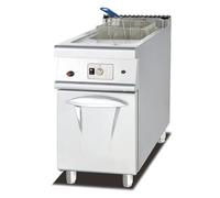 Friteuse électrique frites commerciales en acier inoxydable friteuse de bureau facile à nettoyer Cuisinez Facilement Grande Variété D'aliments(GF-975 400 * 900 * 940MM)