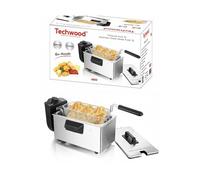 Friteuse électrique INOX semi-professionnelle 3L 2000W Température réglable - Zone froide