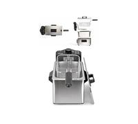 Friteuse électrique - Inox - 3L - 2000W - Thermostat réglable - Panier amovible