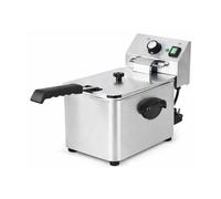 Friteuse électrique - PESAGE MB - 4L Inox - 2500W - Thermostat 50-200°C - Panier inox