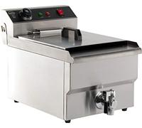 Friteuse électrique pro - 8 litres avec robinet de vidange - Combisteel -