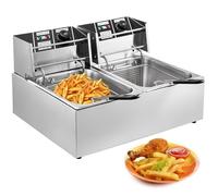 Friteuse électrique - Professionnelle - 12L - 5000W - Acier inoxydable - Température 50-200°C