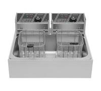 Friteuse electrique professionnelle 12l, friteuse huile avec minuterie