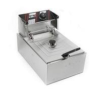 Friteuse électrique professionnelle 6 L 2500 W inox réglable 60 à 200 °C