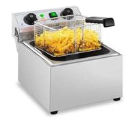 Friteuse Électrique Professionnelle Friteuse Restaurant Cuve Amovible 5L 3200 W
