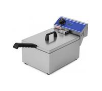 Friteuse électrique professionnelle inox 11L 3600W 230V thermostat 50-200°C pour snack restauration
