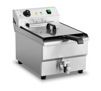 Friteuse électrique professionnelle restaurant 16 litres 6 000 watts robinet de vidange zone froide 14_0001783
