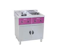 Friteuse électrique professionnelle sur coffre - 2 x 16 litres - 2 x 4000/8000/12000 W - Furnotel