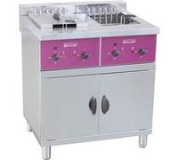 Friteuse électrique professionnelle sur coffre 2 x 16 litres 2 x 4000/8000/12000 W Furnotel NC G