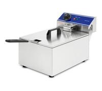 Friteuse électrique professionnelle VERTES - 10L - 3000W - température réglable jusqu'à 200°C