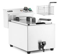 Friteuse électrique réglable avec robinet de vidange 400 V 66 000 W 10 l - Hendi