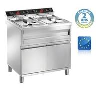 Friteuse électrique sur coffre Super puissante 2 x 12 Litres Sofraca NC G