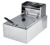 Friteuse Électrique - ZERONE - 6L - Acier Inoxydable - Température Variable - 220-240V