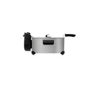 Friteuse en acier inoxydable, 2200W, capacité de 3L, cuve émaillée antiadhésive, régulateur de température