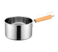 Friteuse en acier inoxydable avec couvercle en verre trempé et passoire intégrée pour friture à faible teneur en huile compatible avec les aliments pour bébés