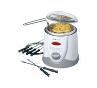 Clatronic FFR 2916 Unique 1 L Autonome 900 W Friteuse Gris, Blanc