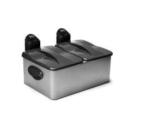 Frifri Friteuse électrique semi-professionnelle double F1998 Inox