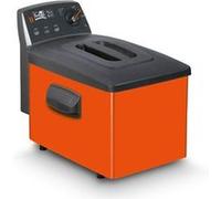 Friteuse TURBO SF 4152 - orange - 38 x 24,5 x 29 cm - 3L - 2200W - double élément chauffant - couvercle anti-poussière