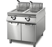Friteuse Gaz 22+22 Litres sur Coffre avec Portes Virtus G