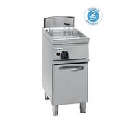 Friteuse Gaz avec Tuyères Traversant la Cuve - 13 Litres - Gamme 700 - Tecnoinox - - Inox13 400x700x900mm NC